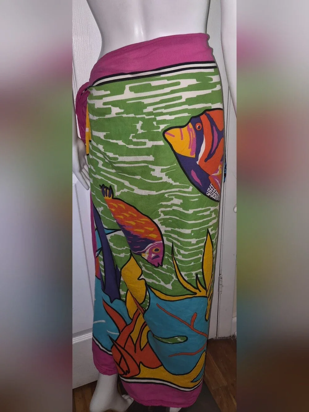 Vintage Spectrix Tropical  Swimsuit Wrap